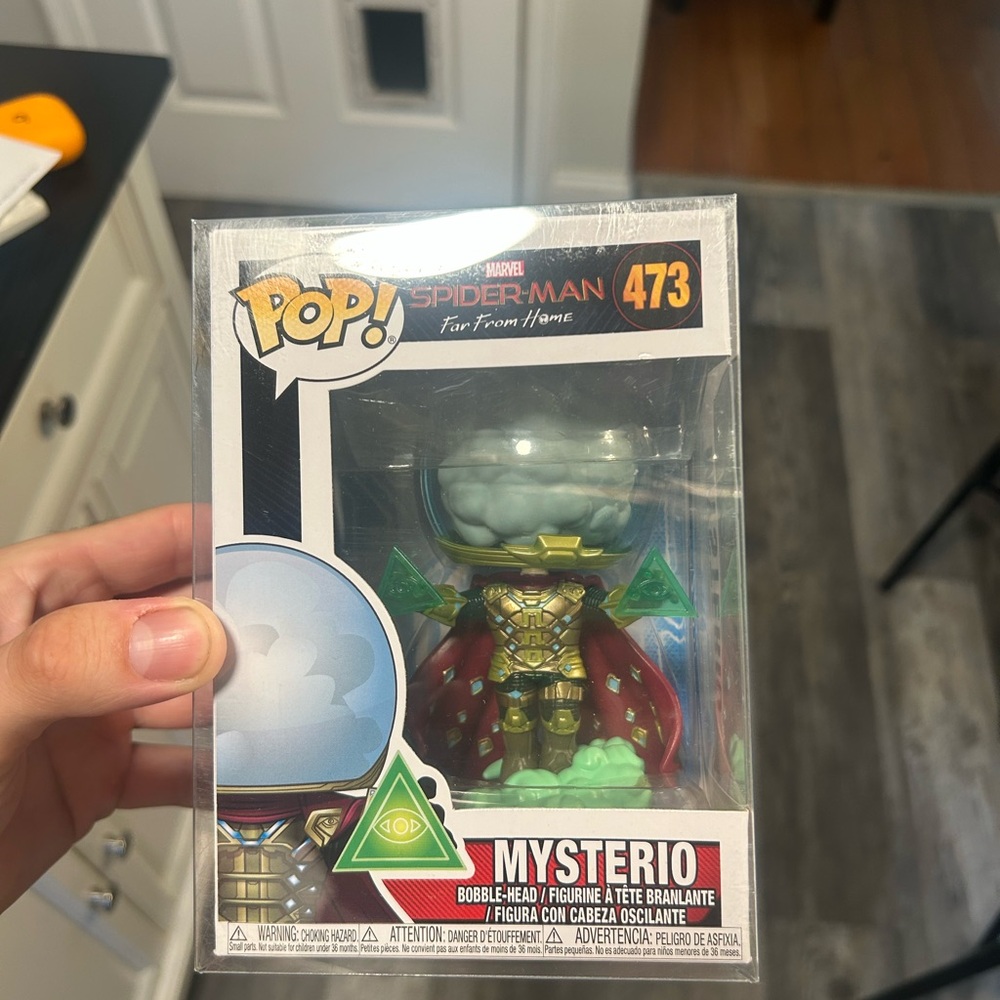 Funko Pop Mysterio with Gold and Red Cape